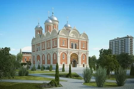 Храмовый комплекс на Москве-реке в Братеево 1