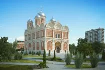 Храмовый комплекс на Москве-реке в Братеево
